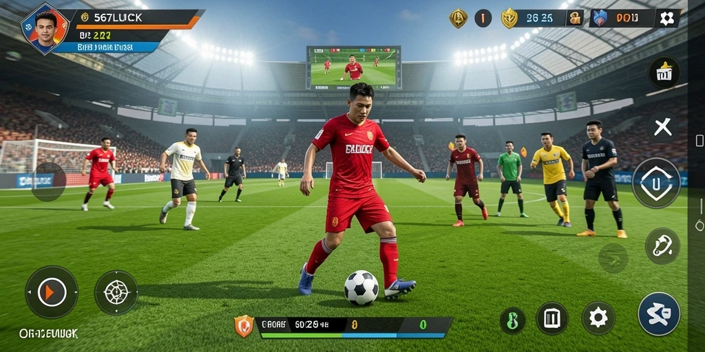 Screenshot utama yang menunjukkan aksi mendebarkan di <strong>567LUCK</strong>.