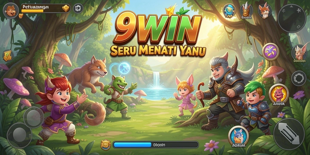 Tampilan gameplay 9WIN yang menampilkan petualangan mendebarkan.