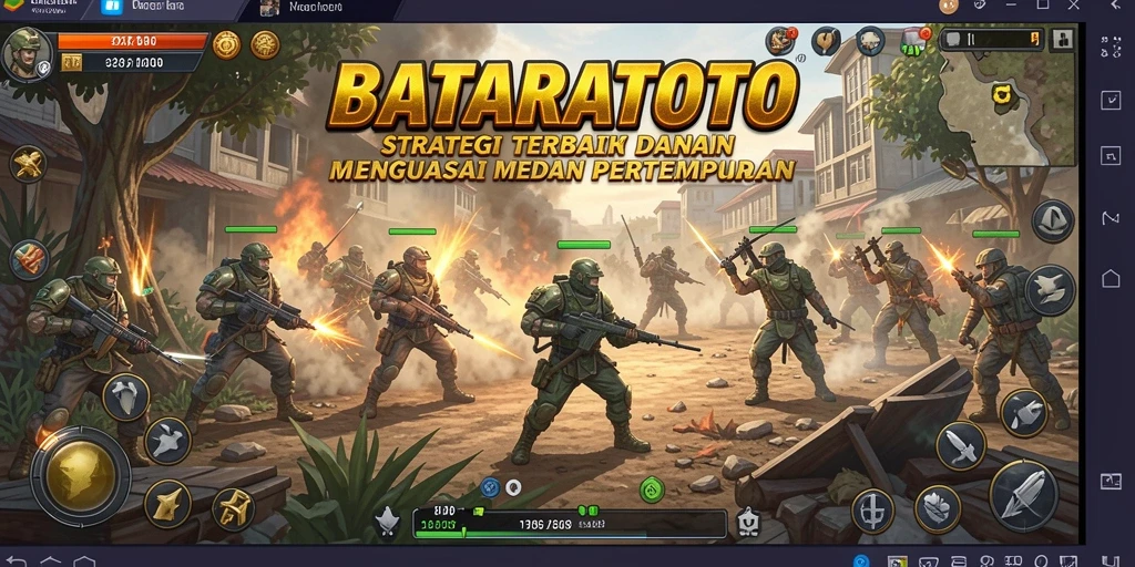 Tampilan gameplay BATARATOTO yang seru dan dinamis.