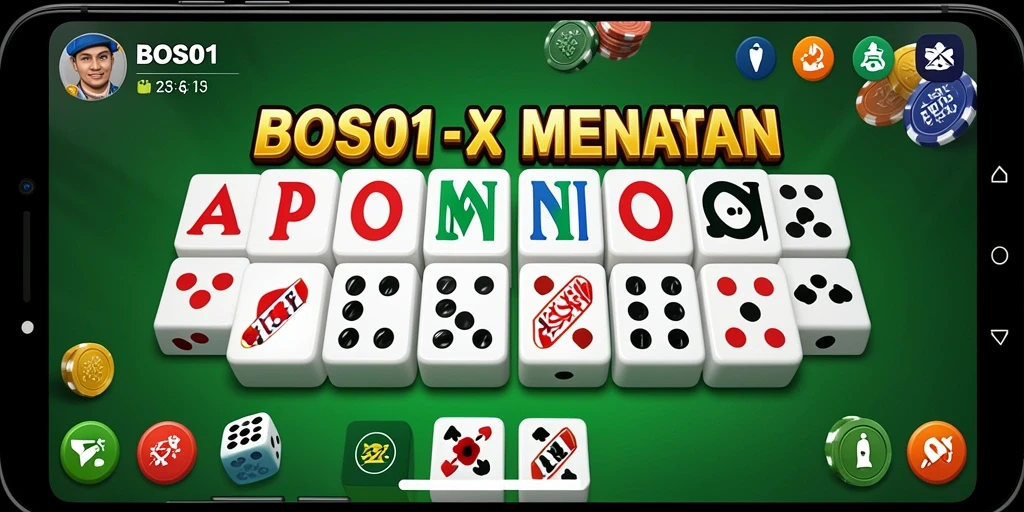 Screenshot menunjukkan gameplay menarik dari permainan Domino