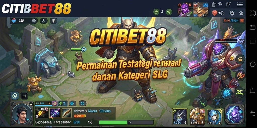 Tampilan gameplay CITIBET88 dengan aksi strategi yang mendebarkan.