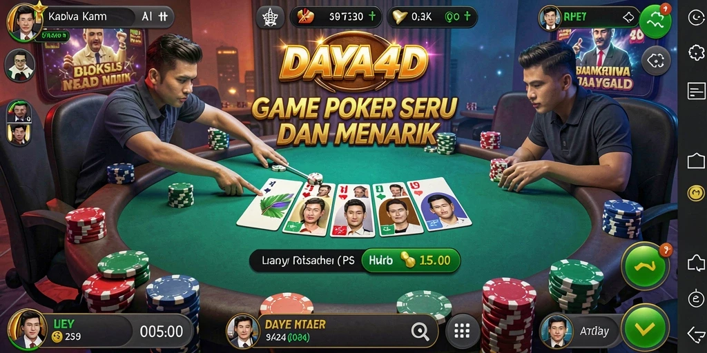 Tampilan menarik dari gameplay DAYA4D yang memukau.