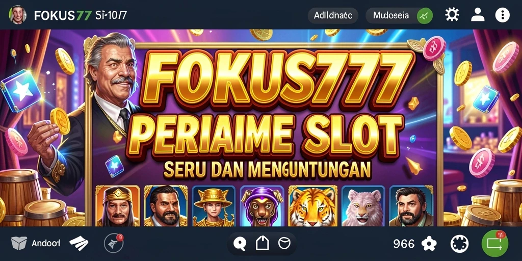 Screenshot gameplay FOKUS777 menunjukkan tampilan slot yang menarik.