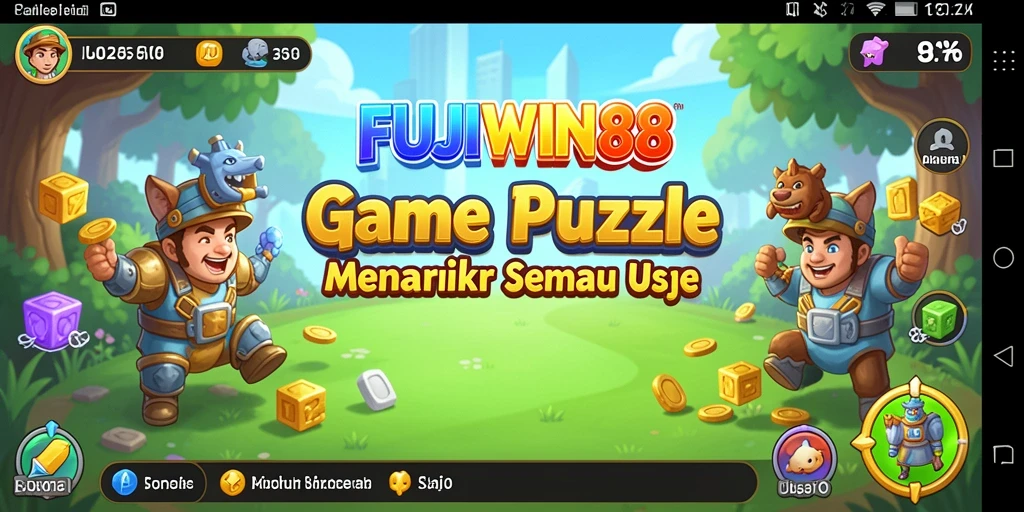 Screenshot gameplay <strong>FUJIWIN88</strong> menunjukkan tantangan puzzle yang menarik.