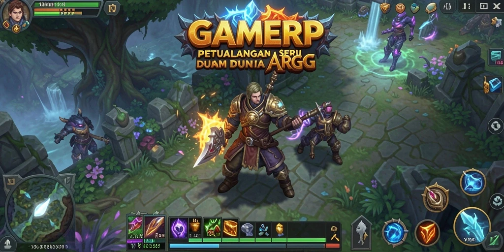 Gameplay seru dan mendebarkan dalam dunia GAMERP.