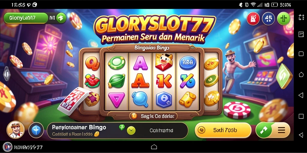 Tampilan menarik dari gameplay GLORYSLOT777 yang seru dan interaktif.