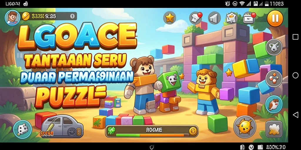 Tampilan menarik dari gameplay LGOACE yang menantang