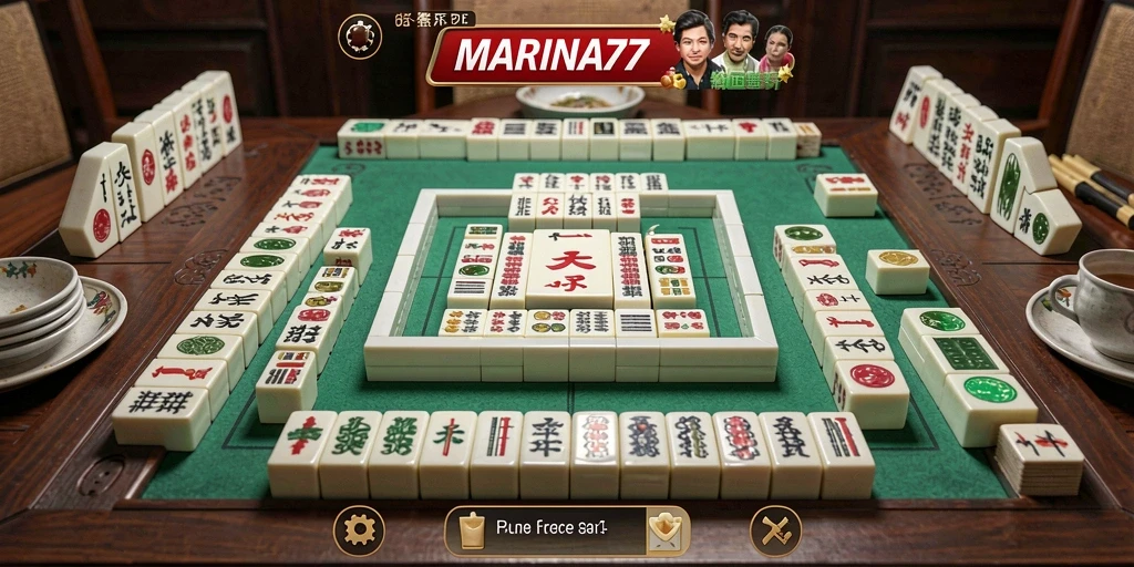 Tampilan main Mahjong yang menantang dan menarik di MARINA77.