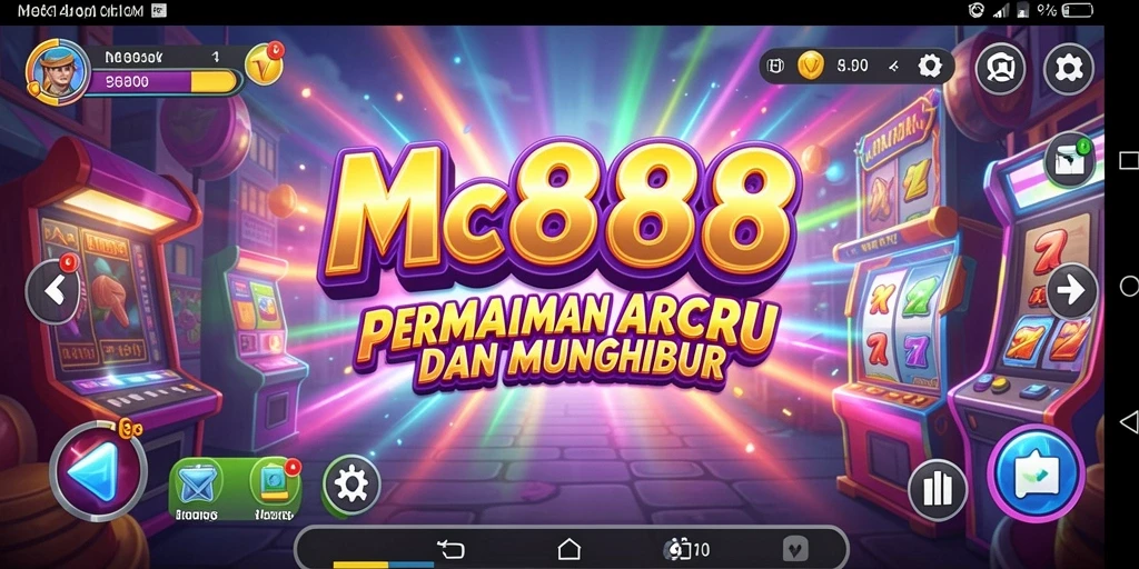 Tampilan gameplay seru dari MC888 dengan berbagai level menantang.