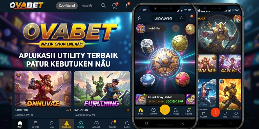 Tampilan antarmuka utama OVABET saat digunakan untuk pengaturan utility.