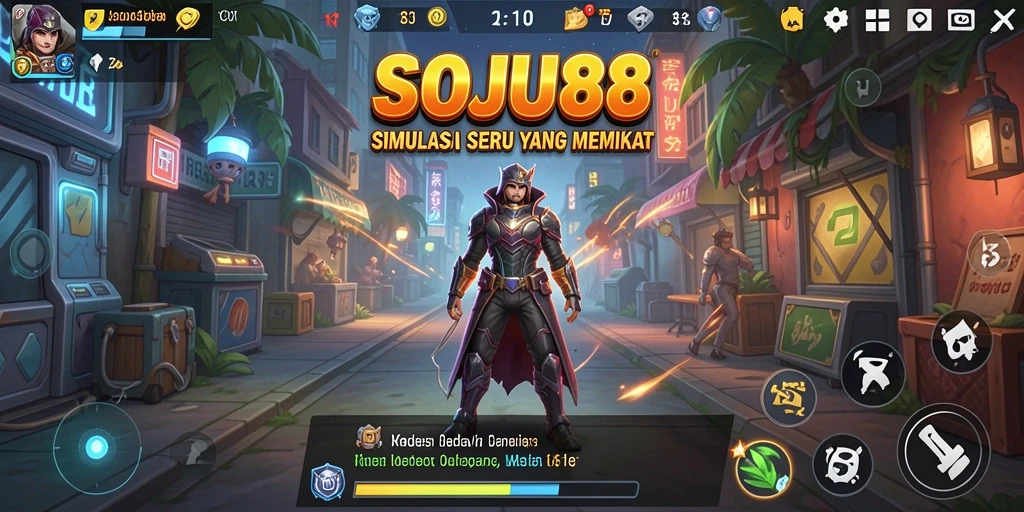 Tampilan gameplay SOJU88 yang memukau dan interaktif.