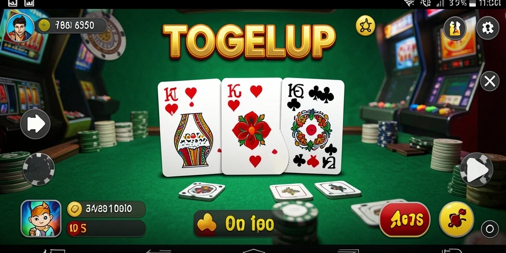 Screenshot gameplay TOGELUP yang menampilkan keseruan bermain Domino.