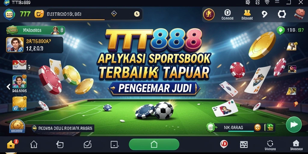 Screenshot TTT888 menampilkan antarmuka taruhan yang menarik dan informatif.