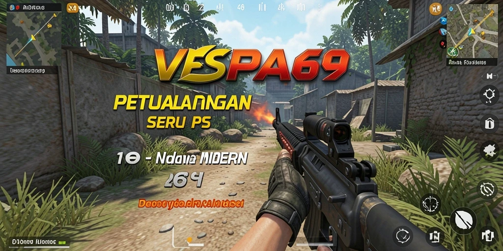 Tampilan gameplay VESPA69 yang menegangkan dan mendebarkan.