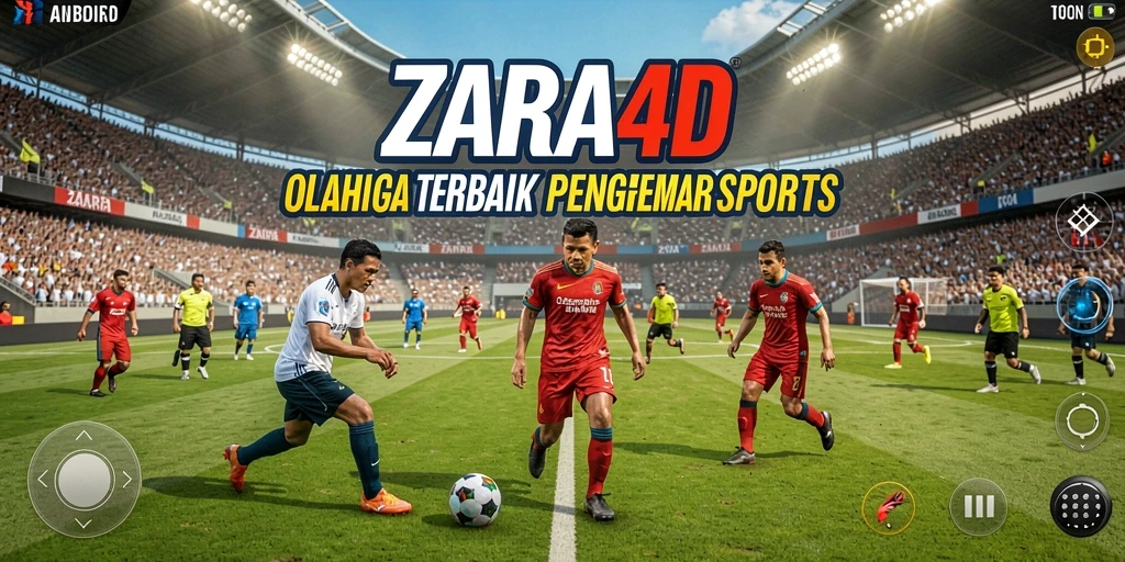 Gameplay ZARA4D yang menampilkan aksi olahraga penuh semangat.