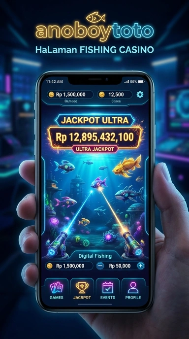 Tampilan antarmuka aplikasi anoboytoto yang sederhana dan menarik.